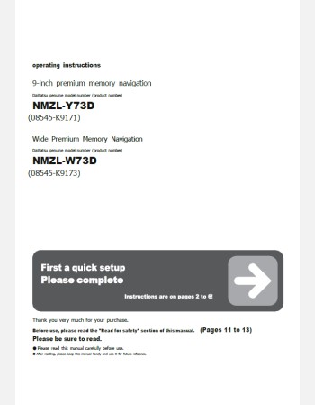 2023 daihatsu tanto 9-inch (nmzl-y73d) navigation & multimedia manual